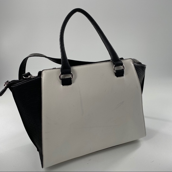 COPY - Black & white structured bag ALDO with shoulder - Picture 1 of 4